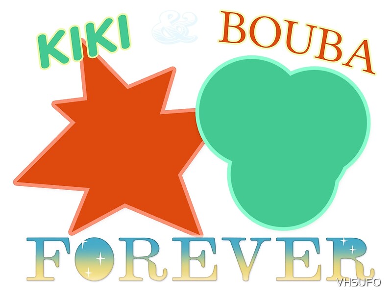"Bouba and Kiki effect" by VHSUFO Redbubble