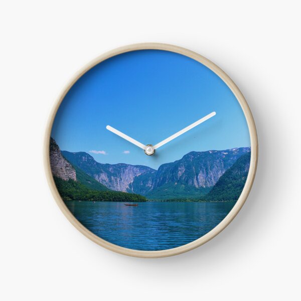Vertical—Day at the Lake 1 Clock