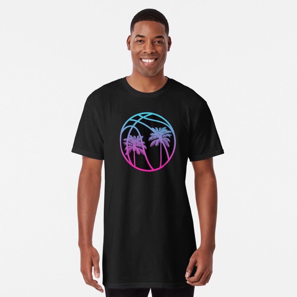 Miami Vice Basketball - Black alternate Long T-Shirt
