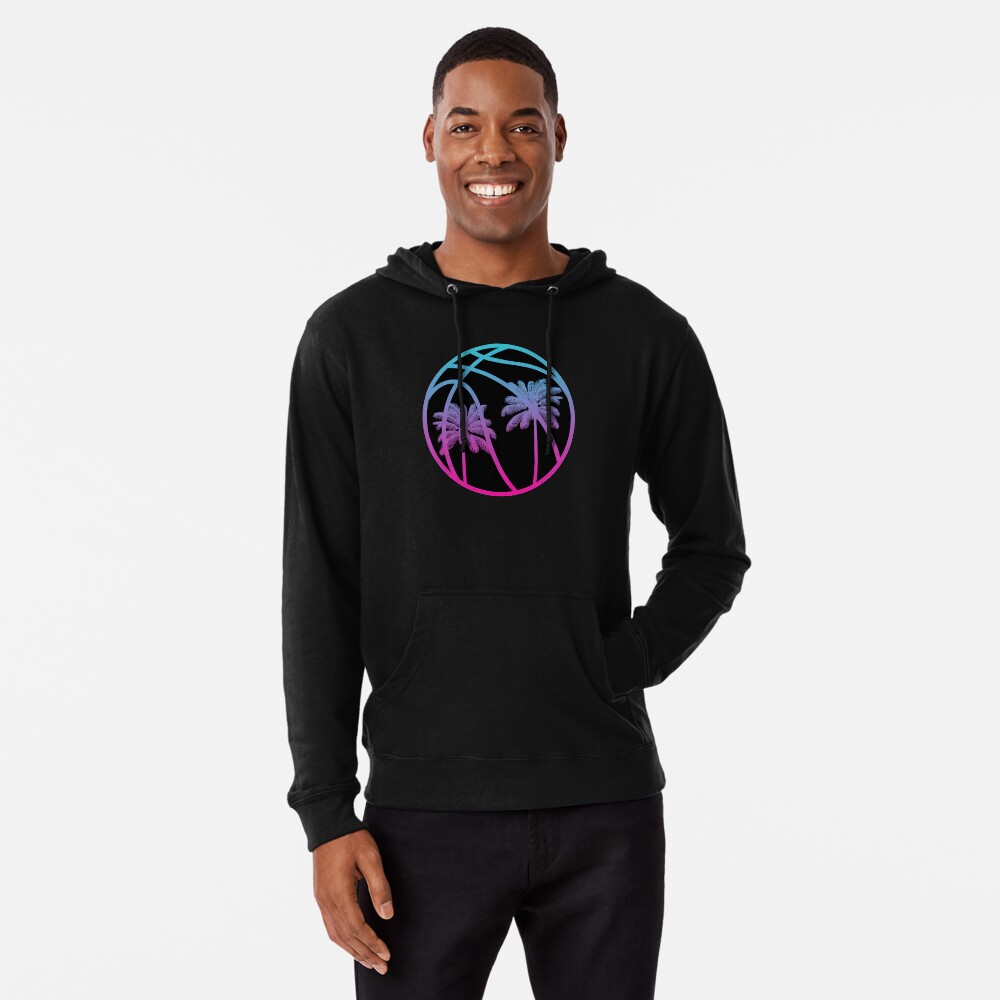 Miami Vice Basketball - Black alternate Lightweight Hoodie