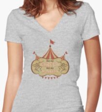 Not My Circus - Not My Monkeys - Not My Problem - Pop Culture Saying - Circus Monkeys - Mind Your Own Business Women's Fitted V-Neck T-Shirt