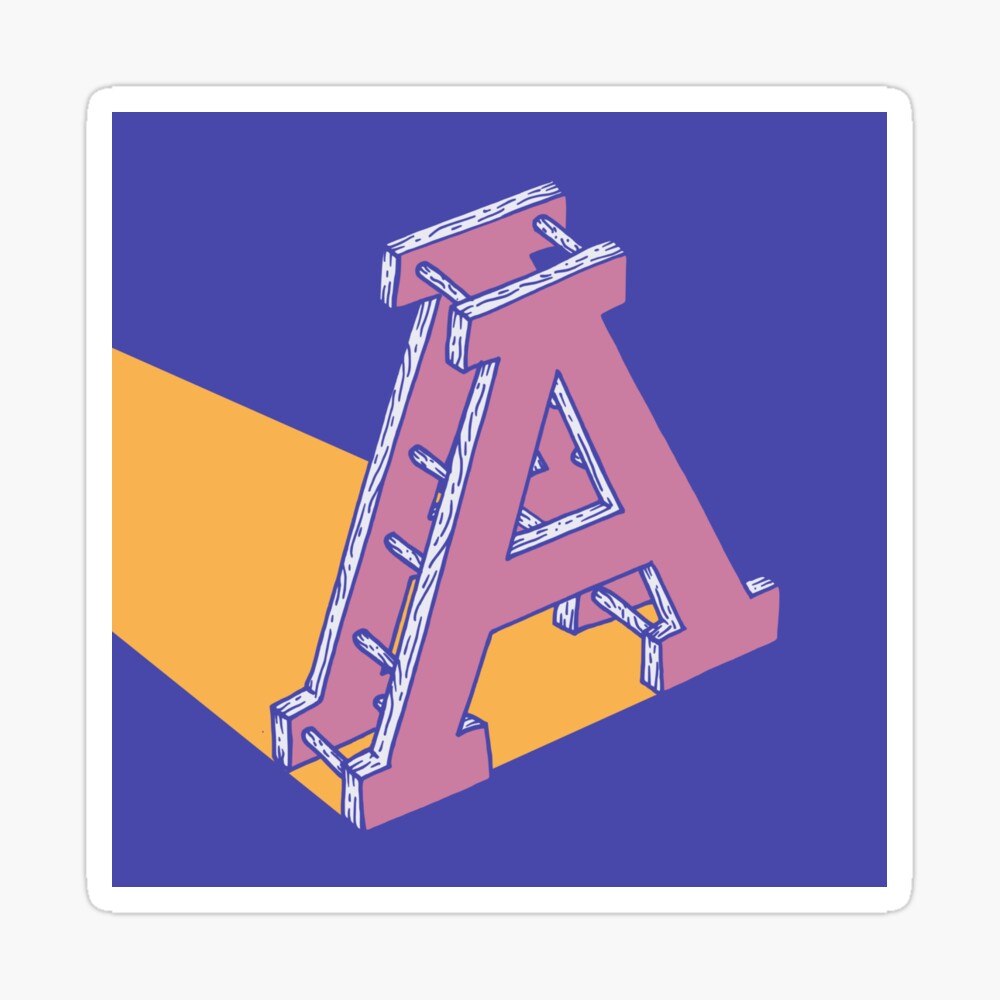 Letter A Sticker
