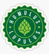 Humulus Lupulus Bottle Cap Graphic Tee Sticker