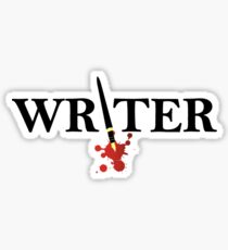 Writer Sticker