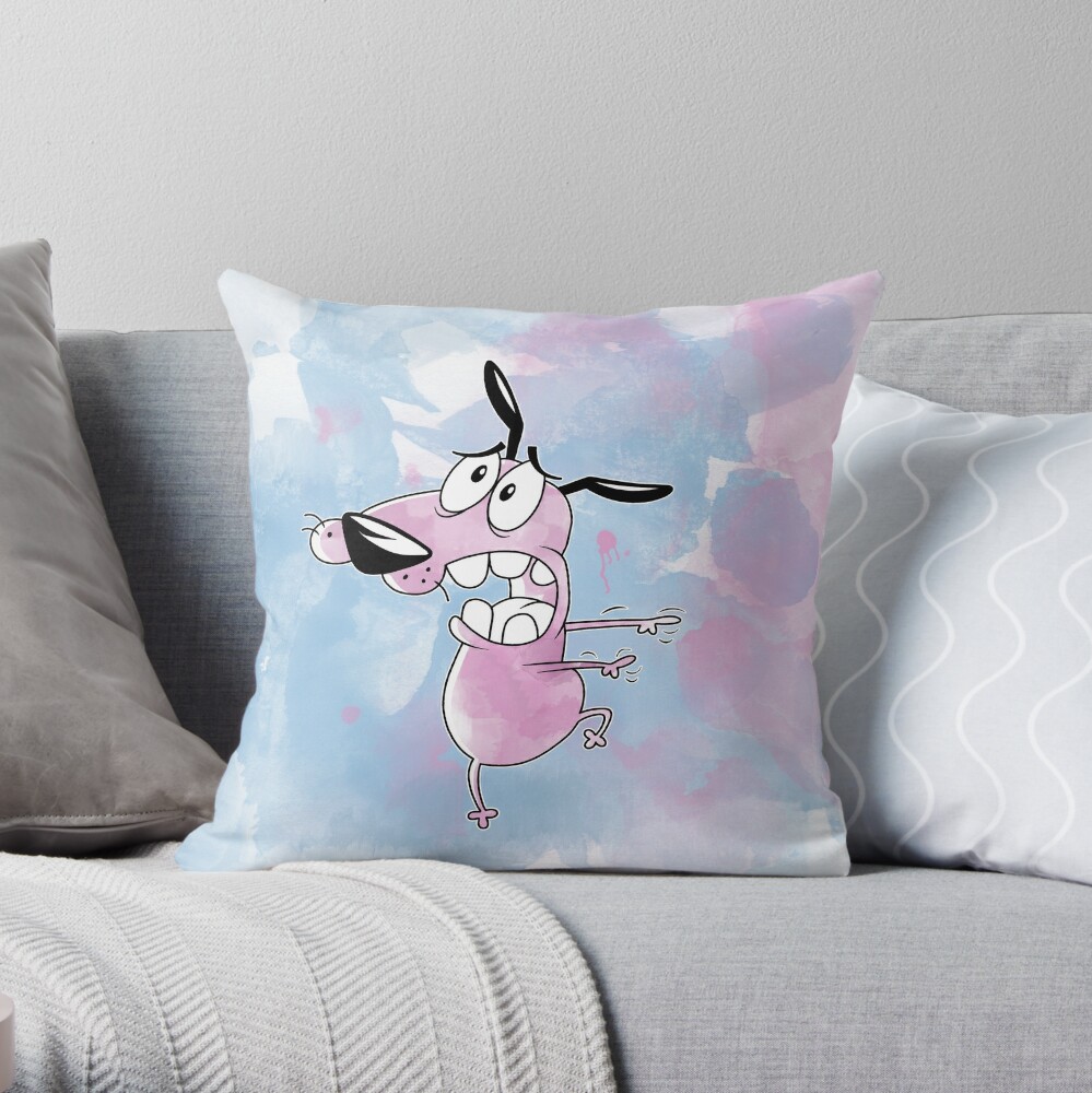 courage the cowardly dog pillow