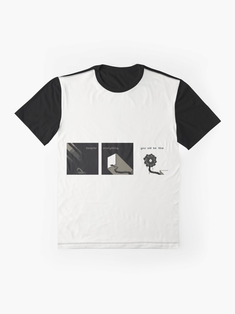 Alternate view of Flower blooms to be fine Graphic T-Shirt