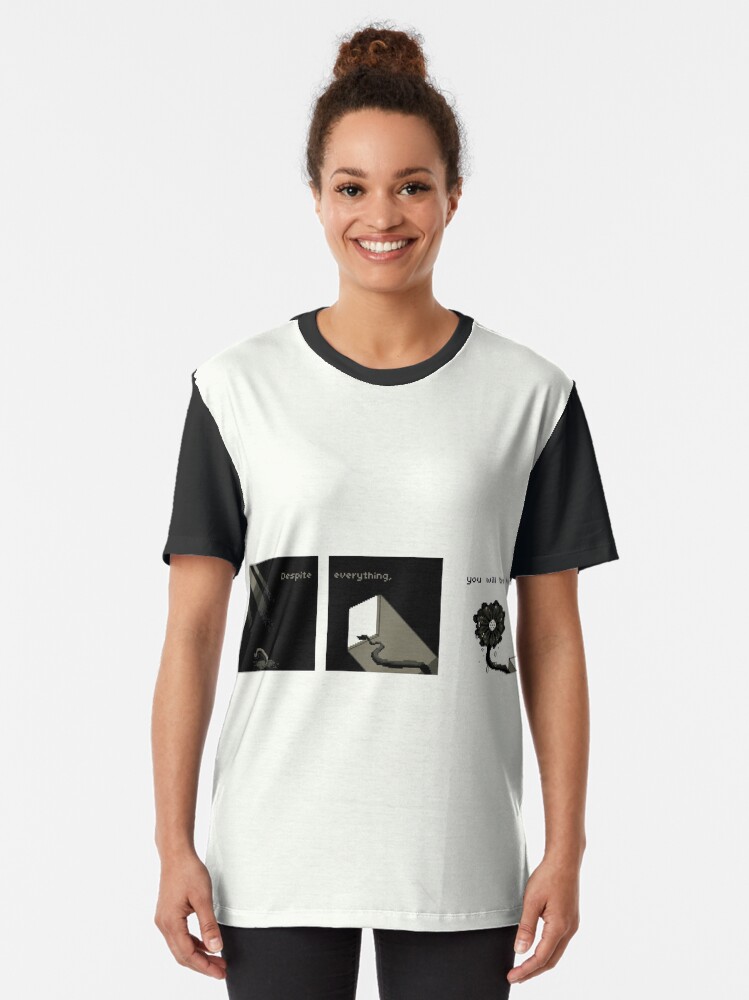 Alternate view of Flower blooms to be fine Graphic T-Shirt