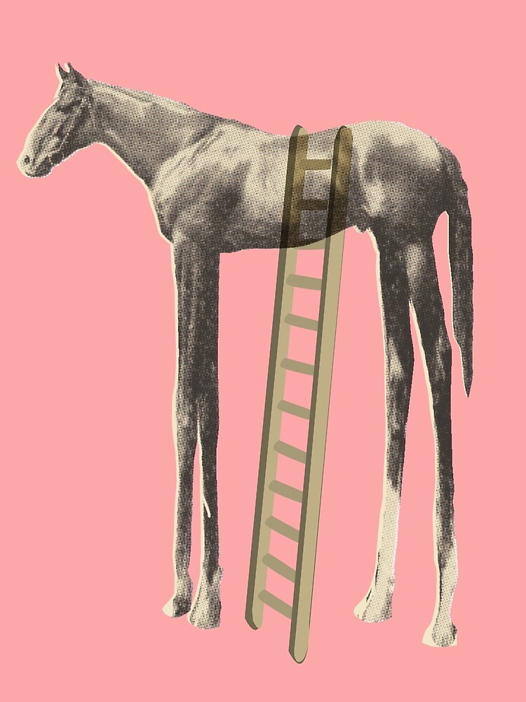 get-off-your-high-horse-art-print-by-tanyacooper-redbubble