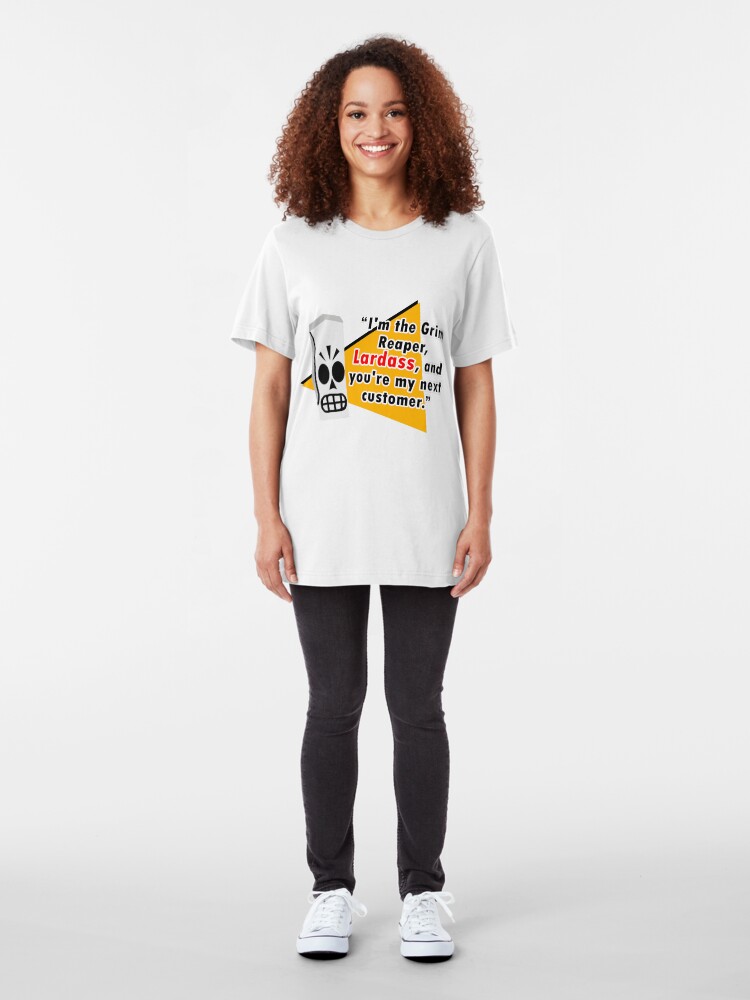 Alternate view of Grim Fandango - Manny Calavera Slim Fit T-Shirt