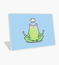 Zen Yoga Frog Laptop Skin