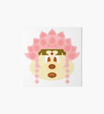 Baby Lotus Goddess Hat 鮑 鮑 2 (Twin Duvet Cover) Art Board Print