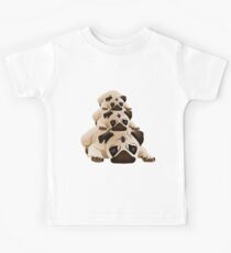 Stack of Pugs Kids Tee
