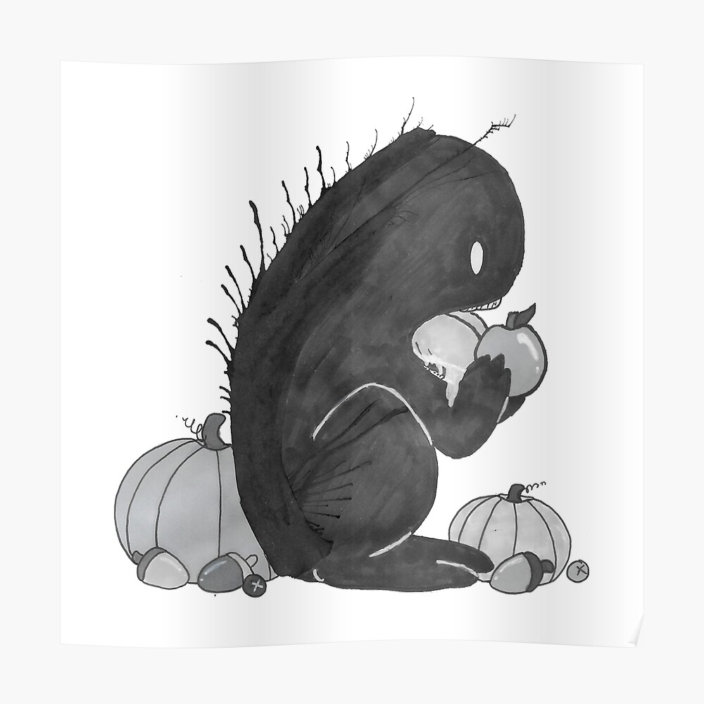 "Pumpkin Goblin" Poster by Trash-Possum | Redbubble