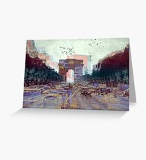 Parisian Mosaic - Piece 25 - Les Champs-Élysées Greeting Card