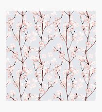 Blossom. Watercolor seamless floral pattern Photographic Print