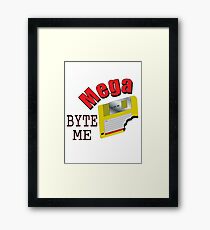 Mega Byte Me Framed Print