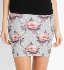 Vintage floral pattern Mini Skirt