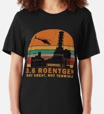 3.6 Roentgen Not Great, Not Terrible vintage t shirt Slim Fit T-Shirt