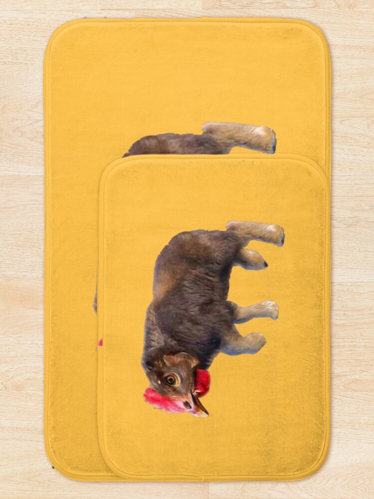 Alternate view of Chikalo - Buffalo Chiken Meme Bath Mat