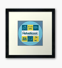 I'm helveticool Framed Print