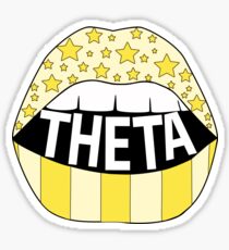 Theta Lips Sticker