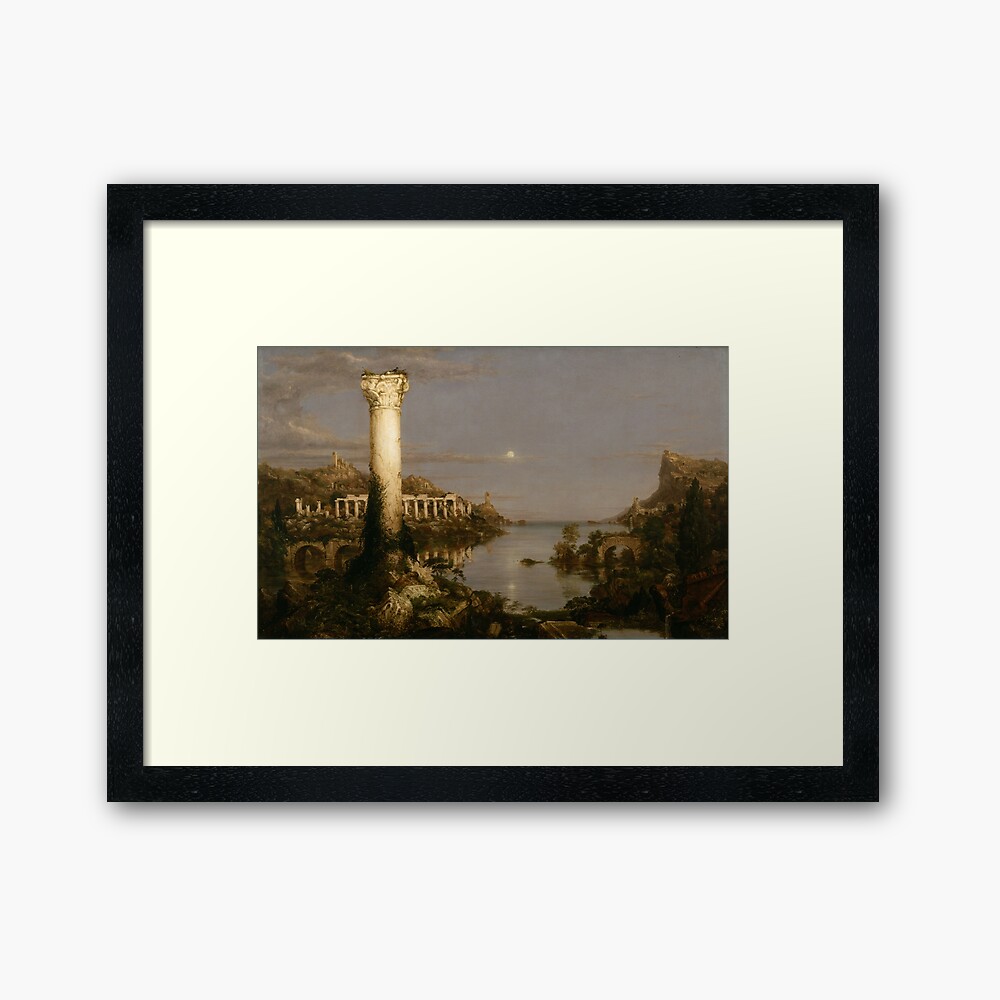 Thomas Cole - Desolation - The Course of Empire Framed Art Print