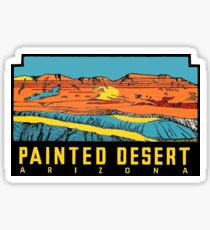 Painted Desert Arizona Vintage Travel Decal Sticker