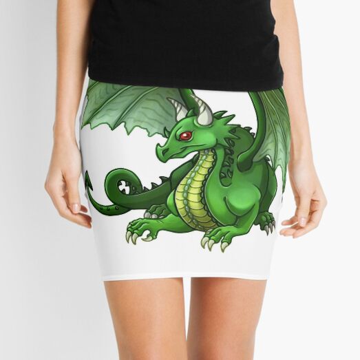 green dragon sat Mini Skirt