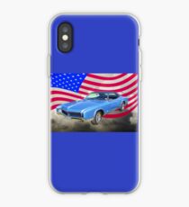 1967 Buick Riviera With United States Flag iPhone Case
