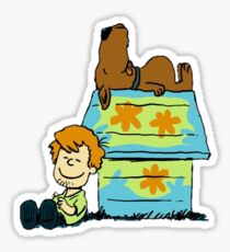 scooby + shaggy Sticker