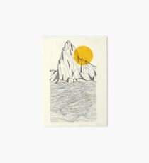 Sun Cliffs Art Board Print