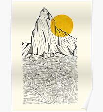 Sun Cliffs Poster
