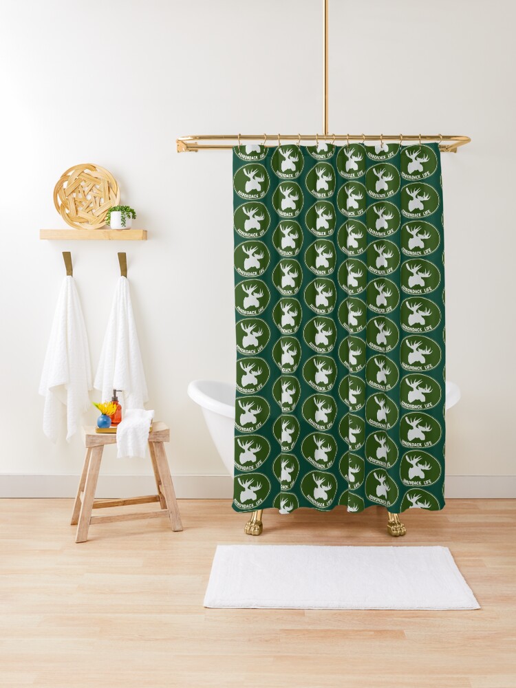 Adirondack Life Euro Sticker Shower Curtain By Cpinteractive