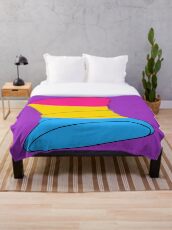 AHiT Pan Pride Hat Throw Blanket