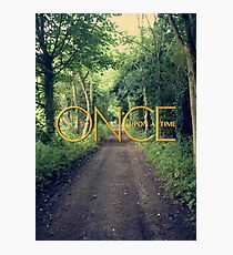 Once Upon A Time... Photographic Print