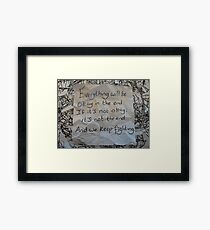 Warrior Daughters Framed Print