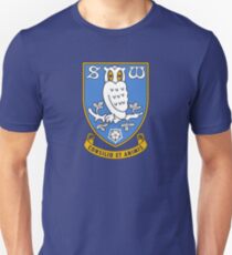 Sheffield Wednesday English Football Team Logo Slim Fit T-Shirt