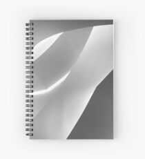 Monochrome Abstract Spiral Notebook