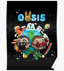 OASIS of J Balvin and Bad Bunny Poster
