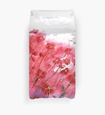 Flowers - Dancing Poppies Duvet Cover