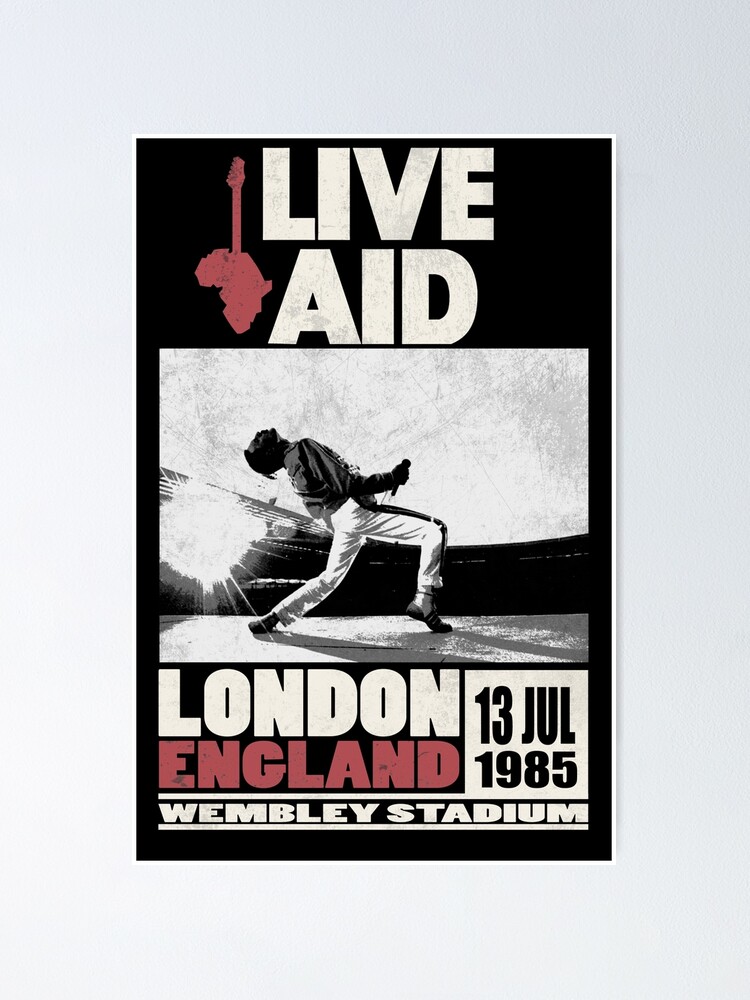 Alternate view of Live Aid at Wembley Poster