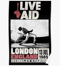 Live Aid at Wembley Poster