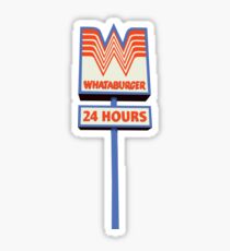 Whataburger 24 hours Sticker