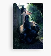 The Bin Bag Dress - Fashion Shoot Canvas Print