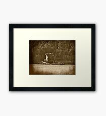 The Old Abandoned Tug Boat Framed Print