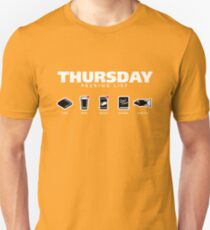 THURSDAY - The Hitchhiker's Guide to the Galaxy Packing List Slim Fit T-Shirt