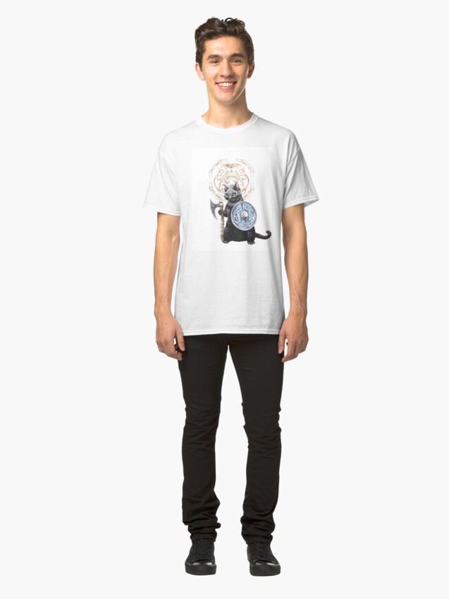 Alternate view of Veggie Goes Viking Classic T-Shirt