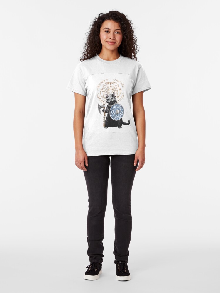 Alternate view of Veggie Goes Viking Classic T-Shirt