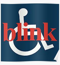 Vintage BLINK 182 (Pre-182) Wheelchair Design Poster