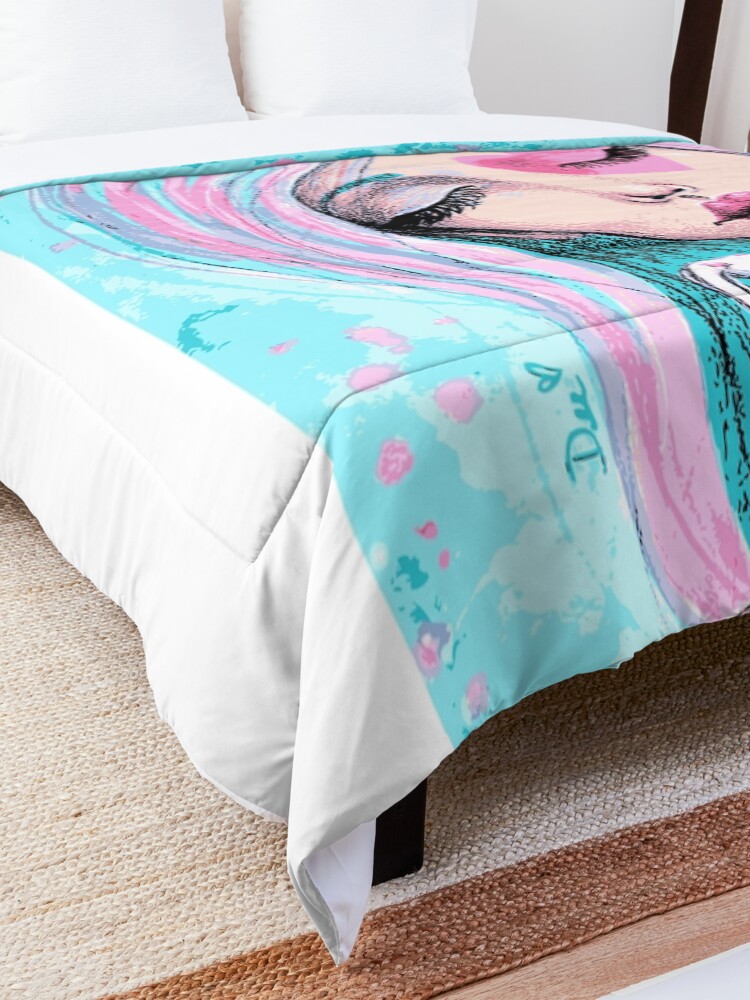 Alternate view of Bunnies Rock Comforter